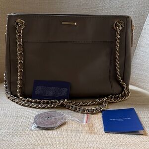 Rebecca Minkoff Taupe Chain Shoulder Bag